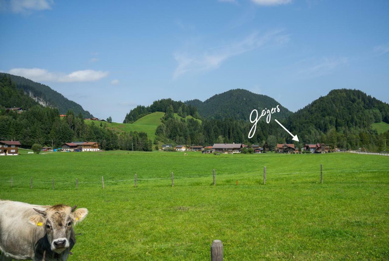 Geigers Ferienhaus Tiefenbach bei Oberstdorf Экстерьер фото